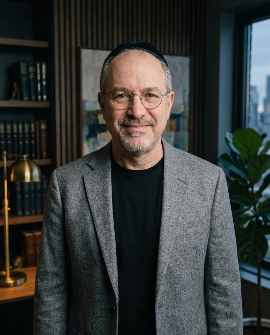 AI-generated example photo in the "Entrepreneur Dark Mode" style