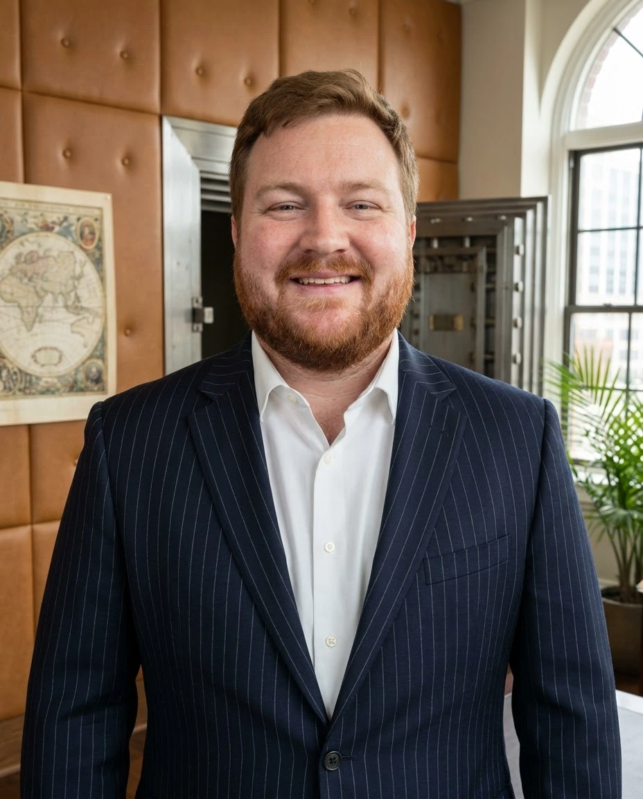 AI-generated example photo in the "Financial Advisor" style
