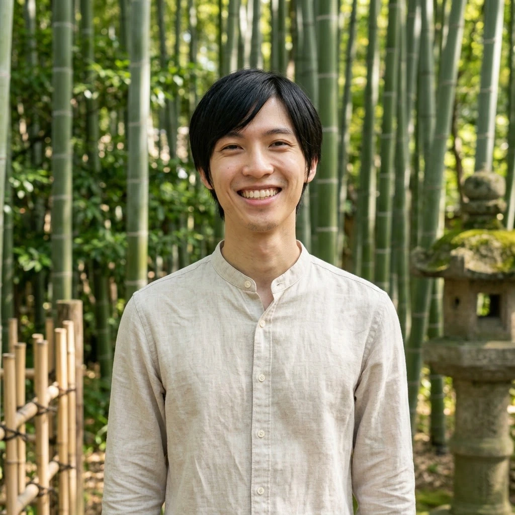 AI-generated example photo in the "Bamboo Zen" style