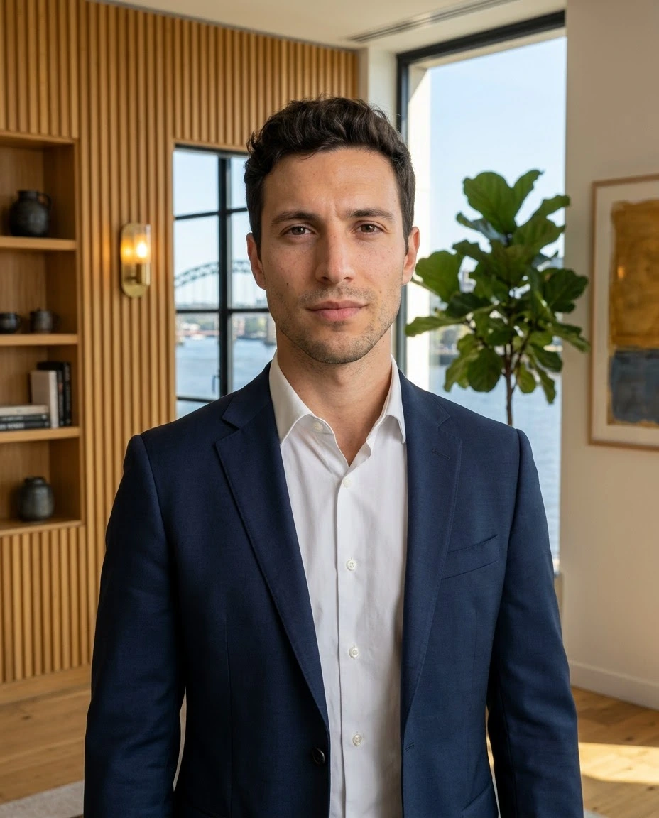 AI-generated example photo in the "Sales Professional" style