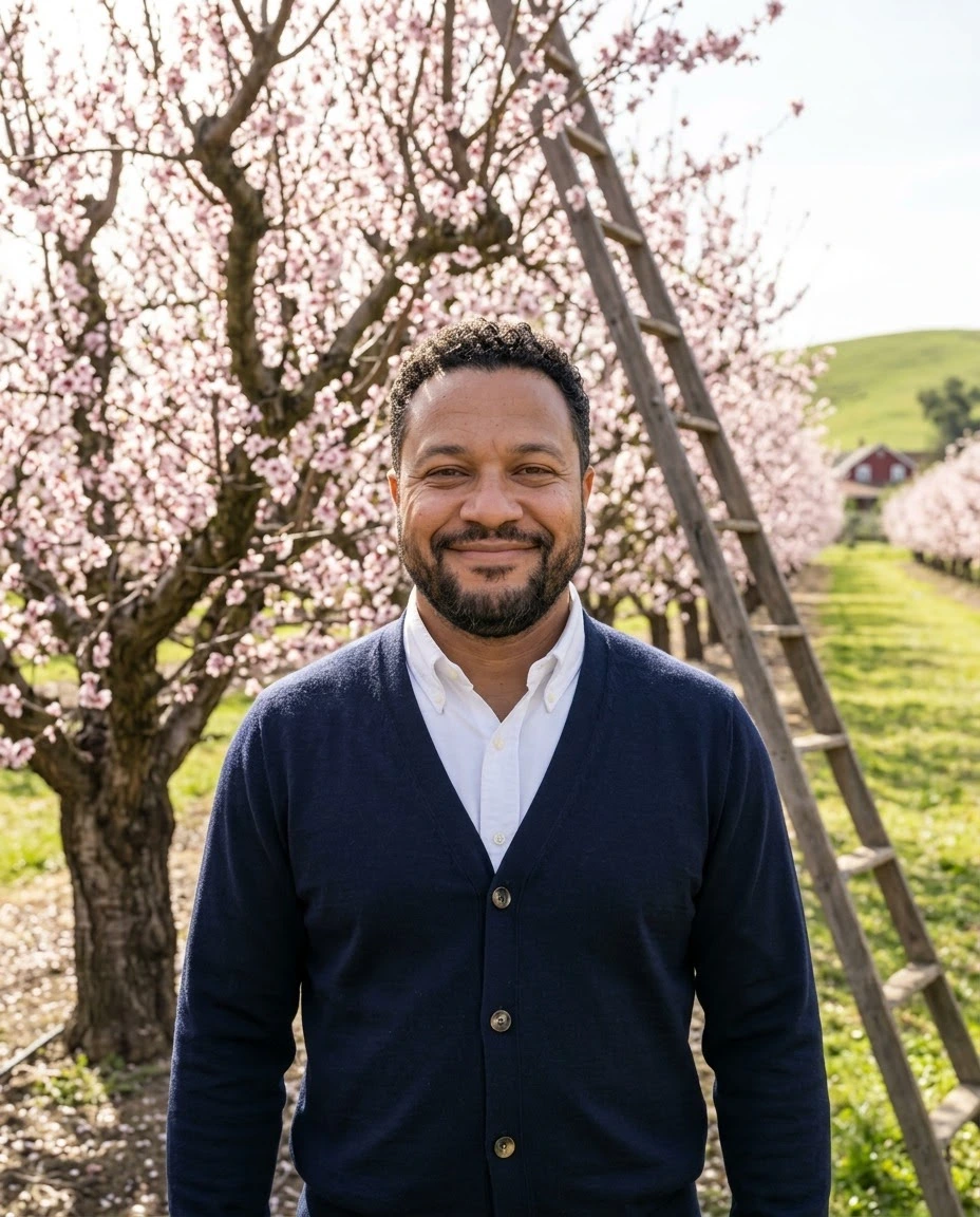 AI-generated example photo in the "Spring Bloom" style