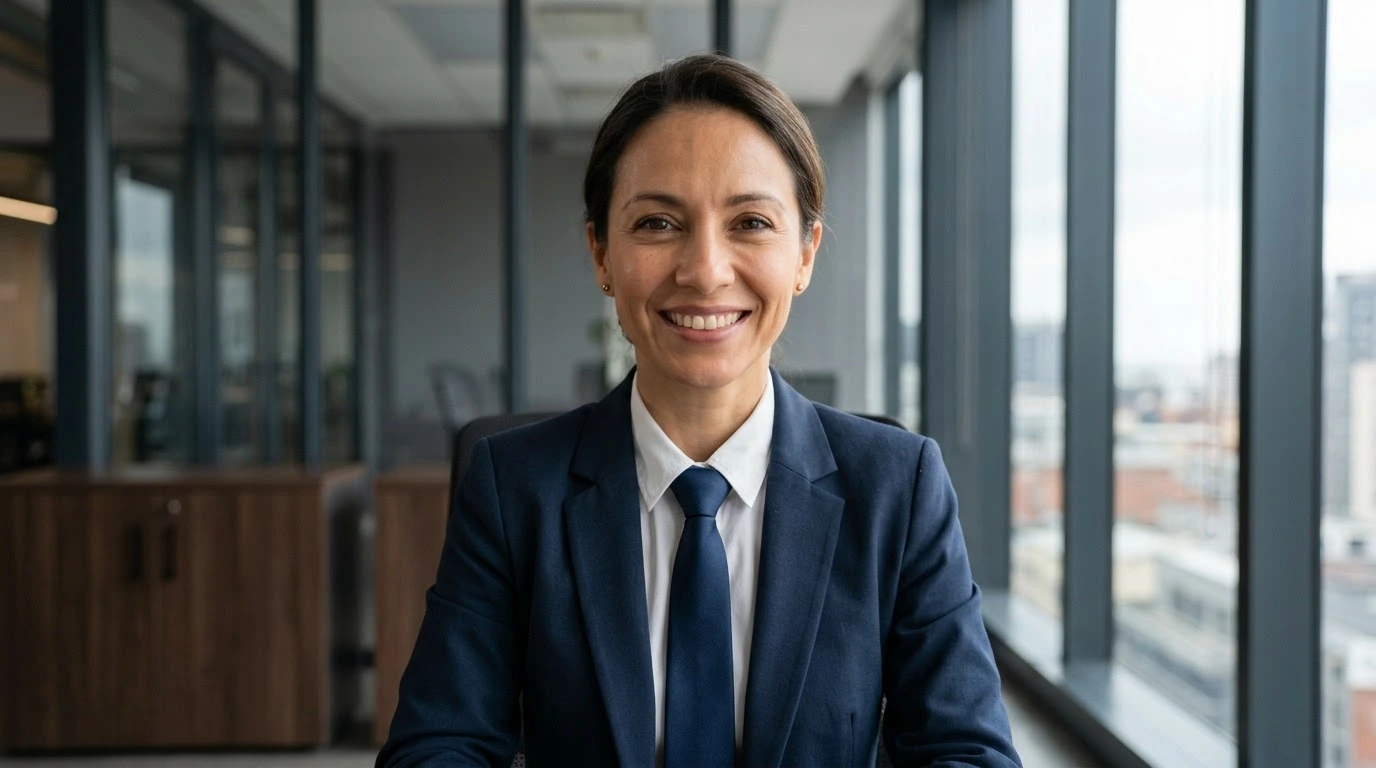 AI-generated example photo in the "Corporate Classic" style