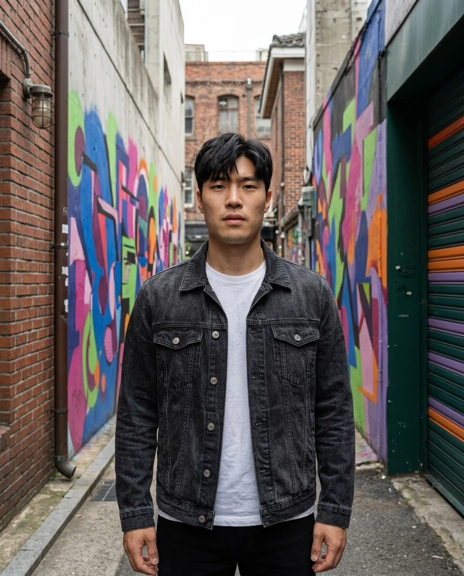 AI-generated example photo in the "Graffiti Editorial" style