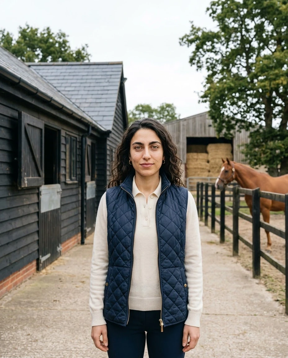 AI-generated example photo in the "Horse Riding" style