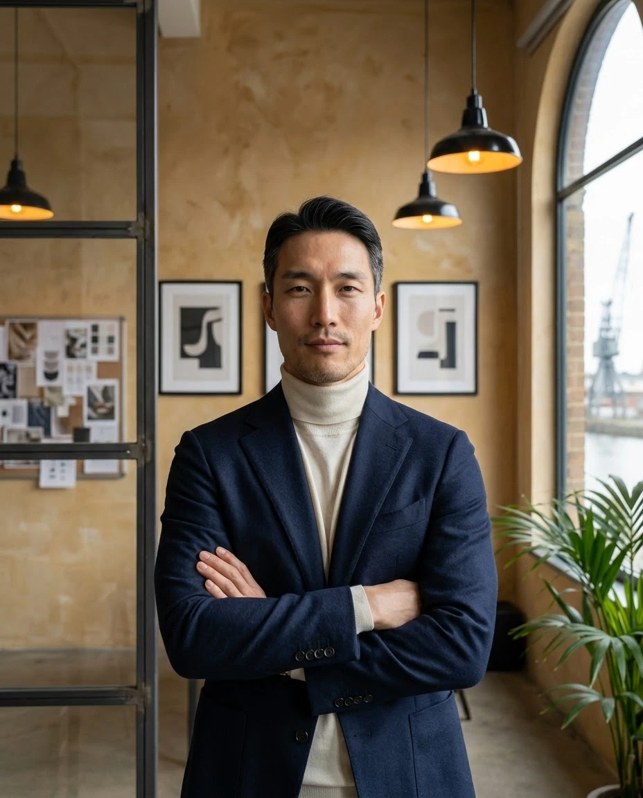 AI-generated example photo in the "Marketing Director" style