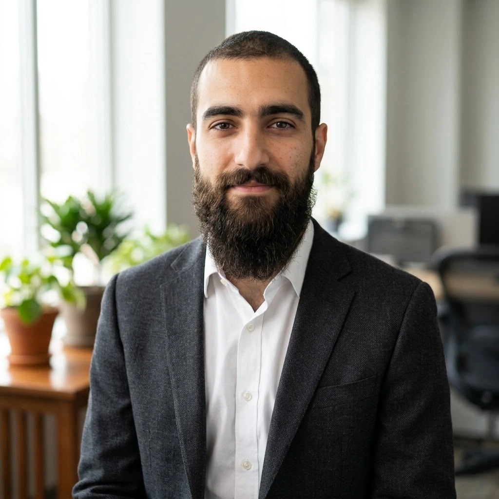 AI-generated style example photo: Executive Office Portrait