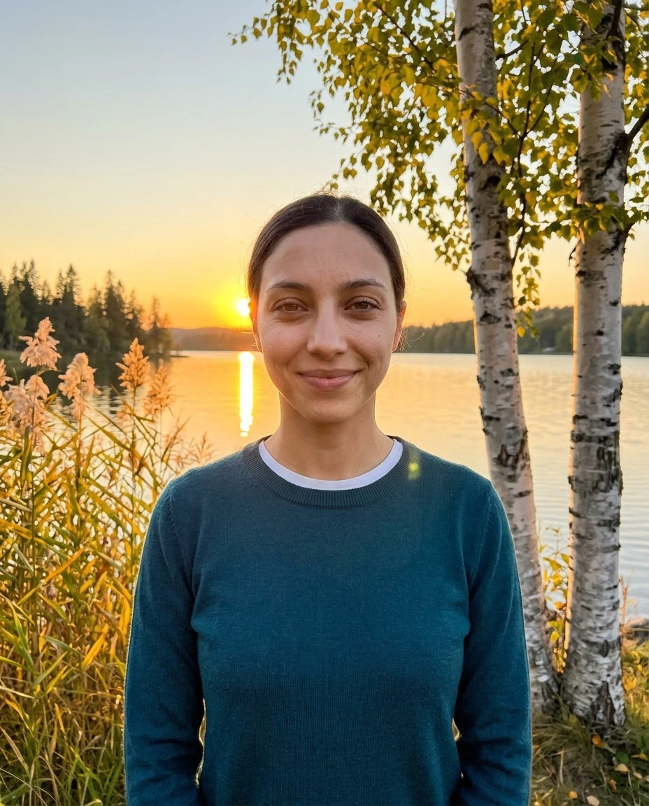 AI-generated example photo in the "Golden Hour Magic" style