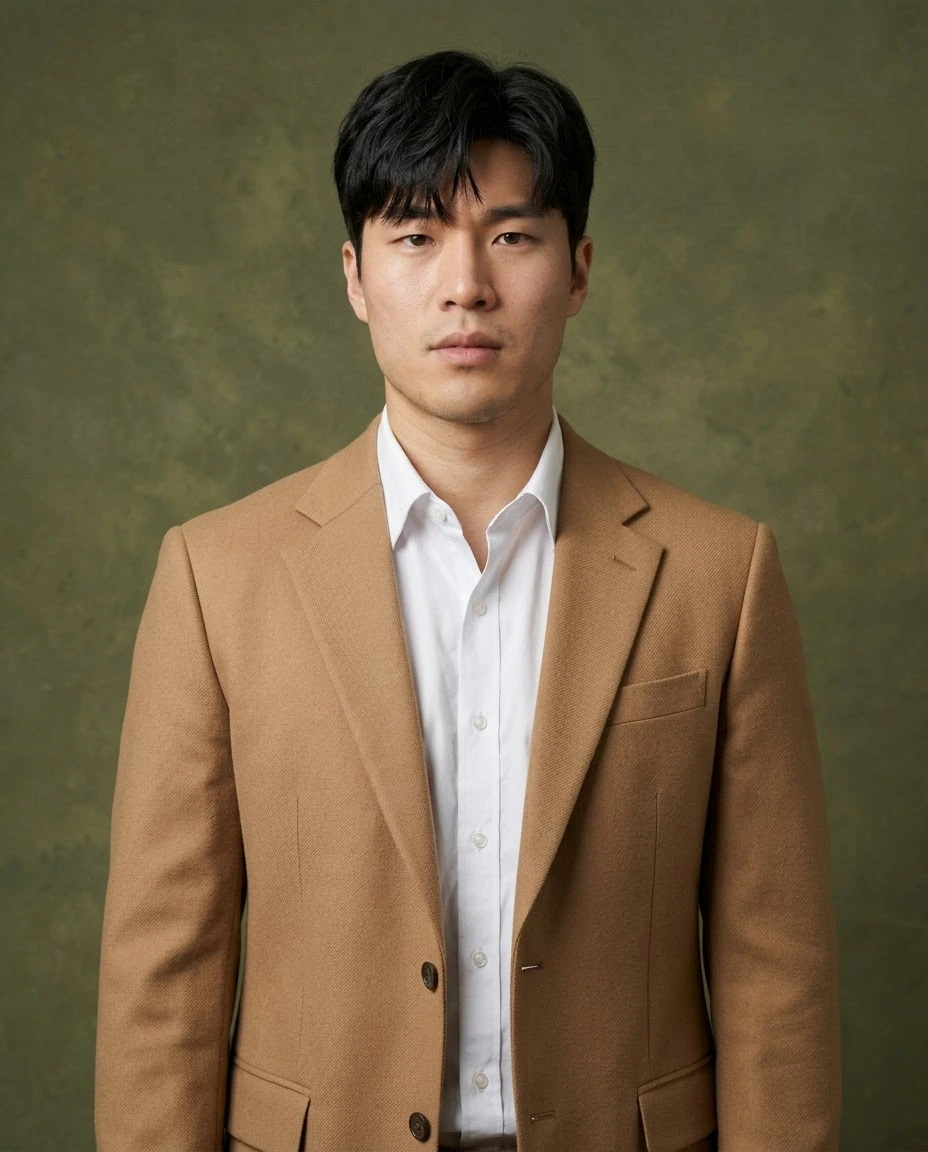 AI-generated example photo in the "Headshot Classic" style